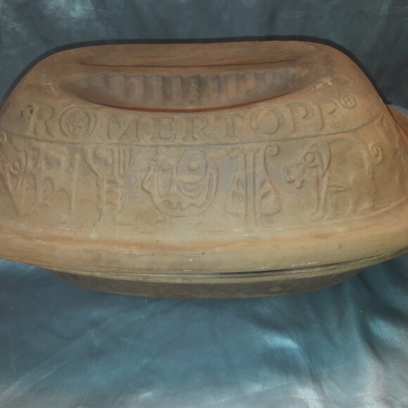 ROMERTOPF Clay Baker German Terracotta Baking Dish Roaster Casserole Model 111 - Picture 7 of 16